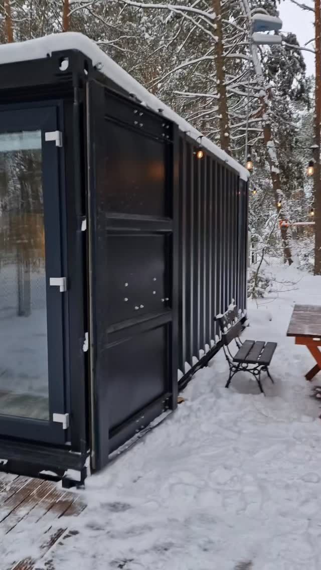 A shipping container home is more than a trend - it’s a smart, modern way to live with less and enjoy more. Clean lines, bold design, and total freedom to create your own space. 🏡✨ L15 🌲🎁#containerhome #containerarchitecture #modernliving #containerhouse #tinyhouse